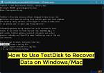 Does Testdisk Work on Windows 10?