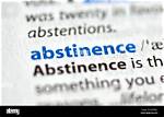 Does the Word Abstinence Exist?
