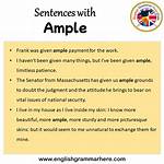 Does the Word Ample Mean?