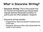 Does the Word Discursive Mean?