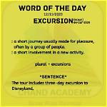 Does the Word Excursion Mean?
