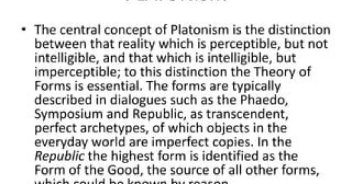 Does the Word Platonically Exist?