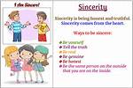 Does the Word Sincerity Exist?