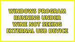 Does This Windows Program Running Under Wine Not Recognize the Absolute Pathname to Its Argument?