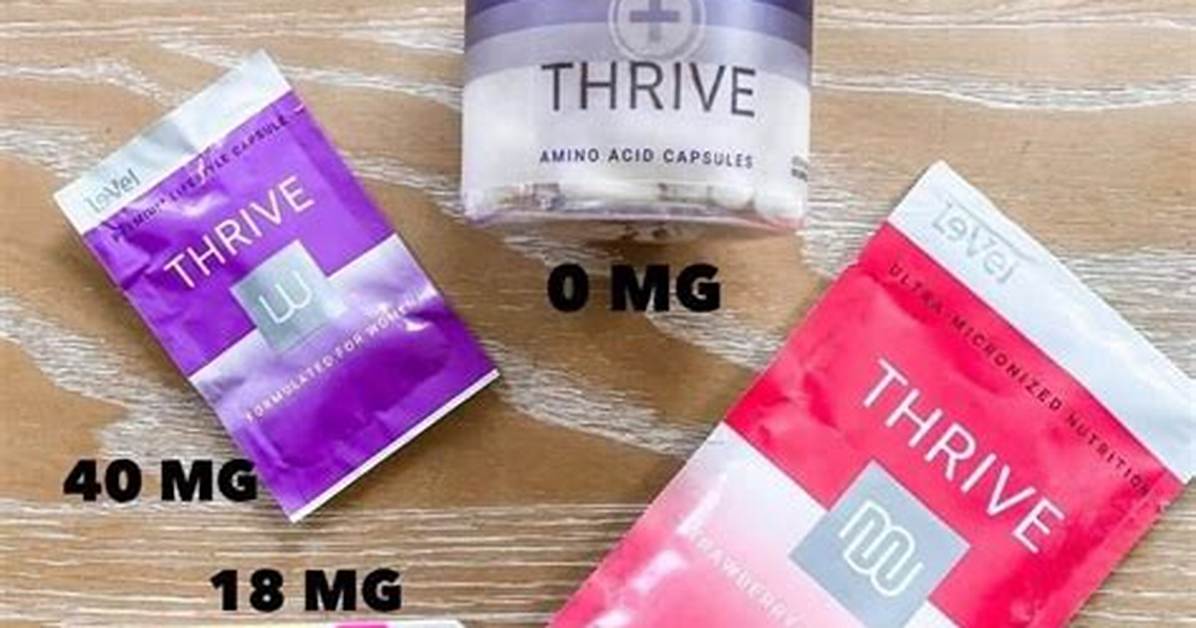 Does Thrive Work