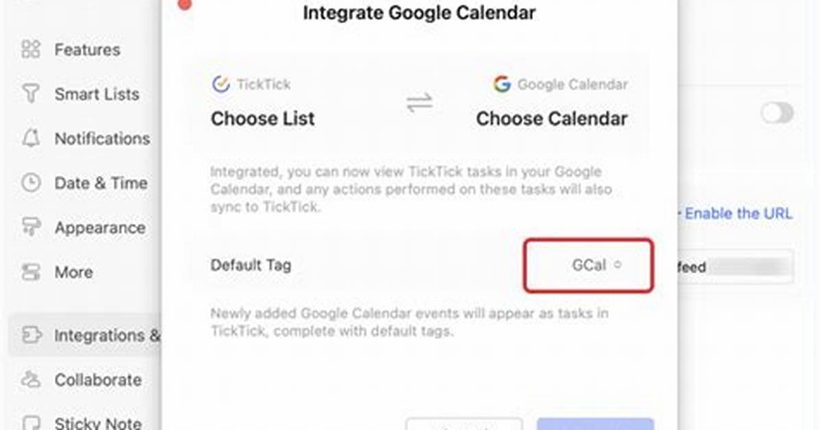 Does Ticktick Sync with Google Calendar?