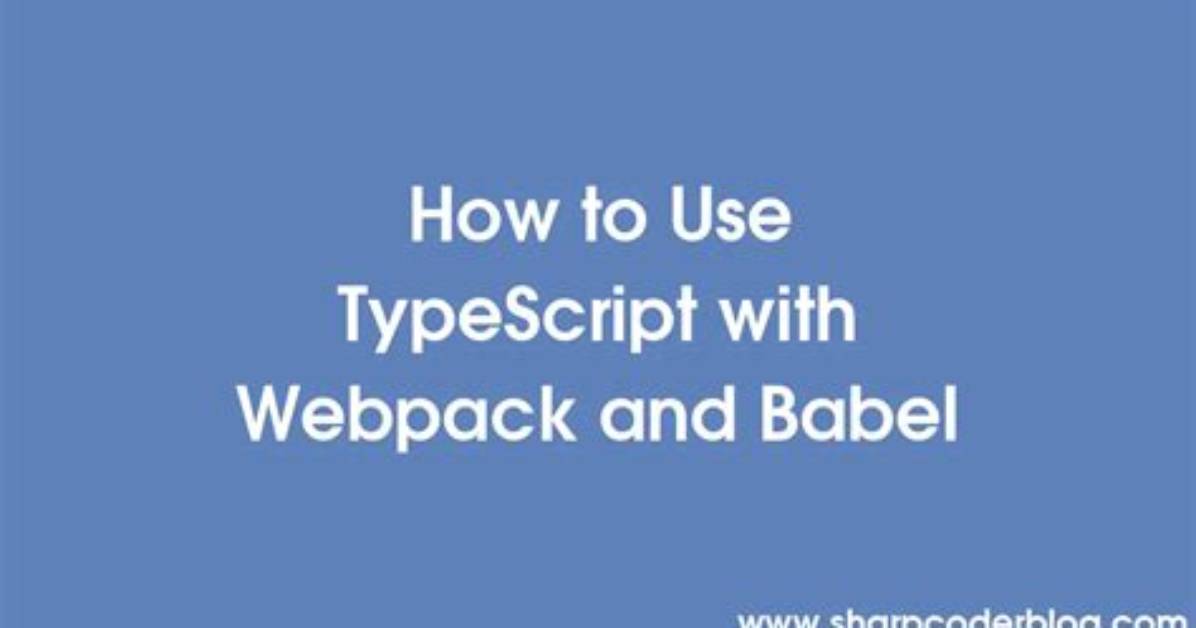 Does Typescript Use Babel?