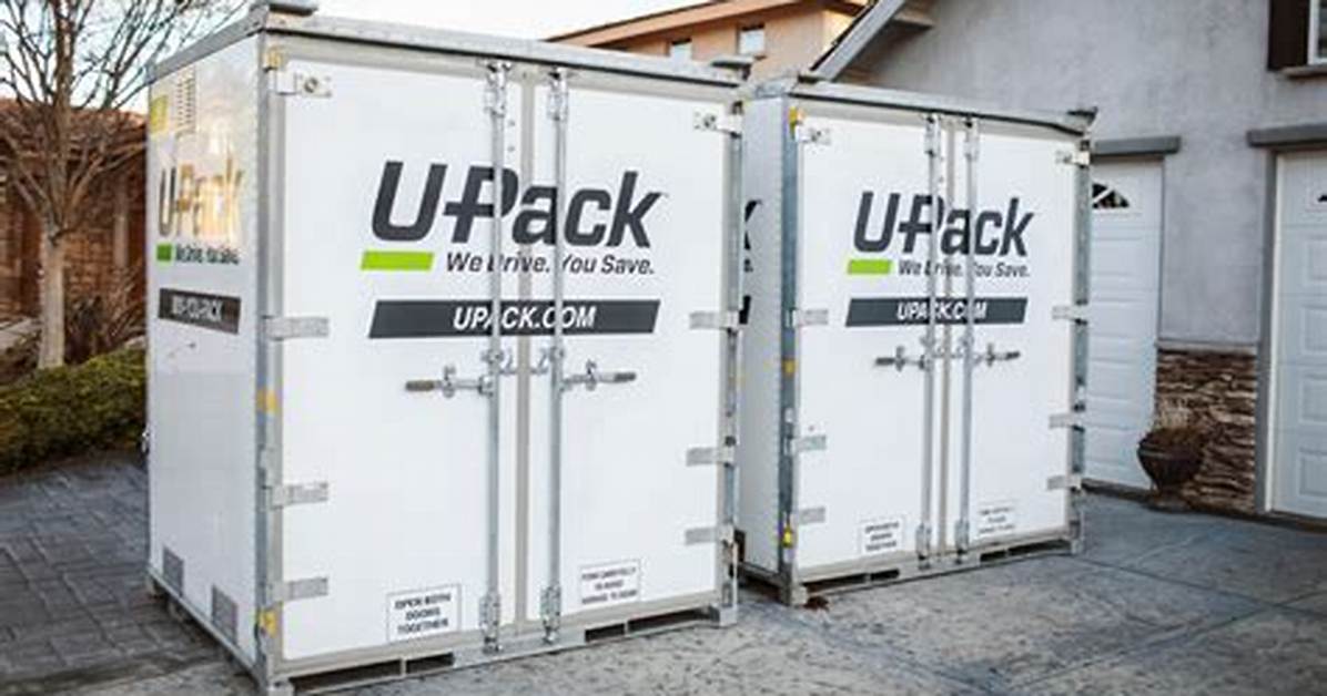 Does U Pack Have Storage