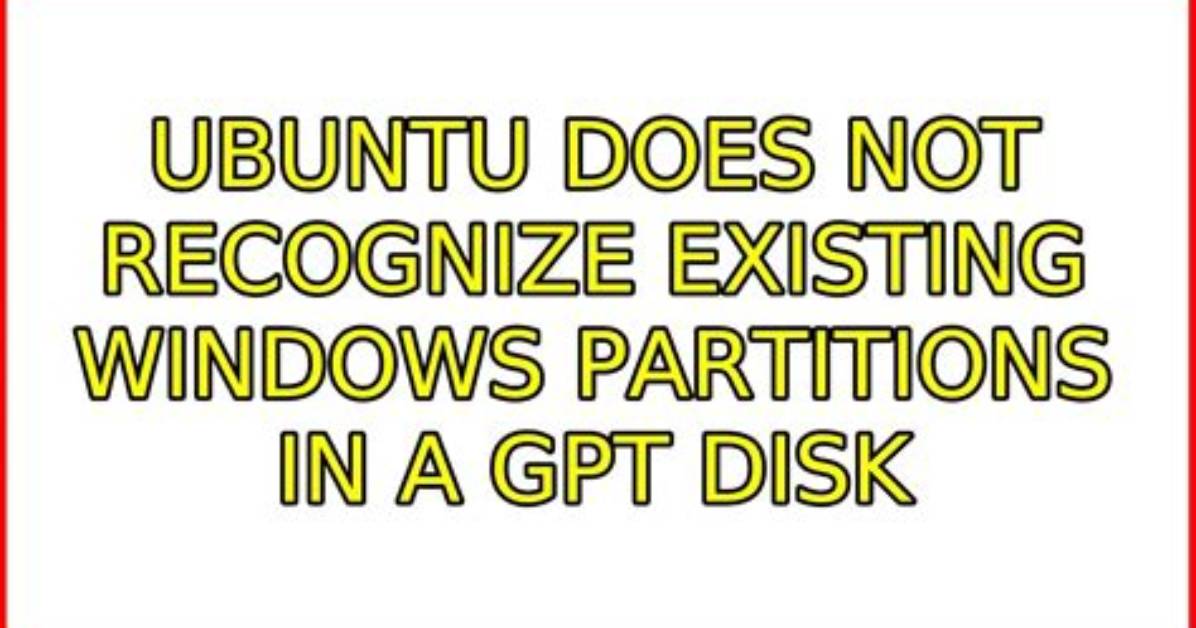 Does Ubuntu Use Gpt?