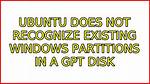 Does Ubuntu Use Gpt?
