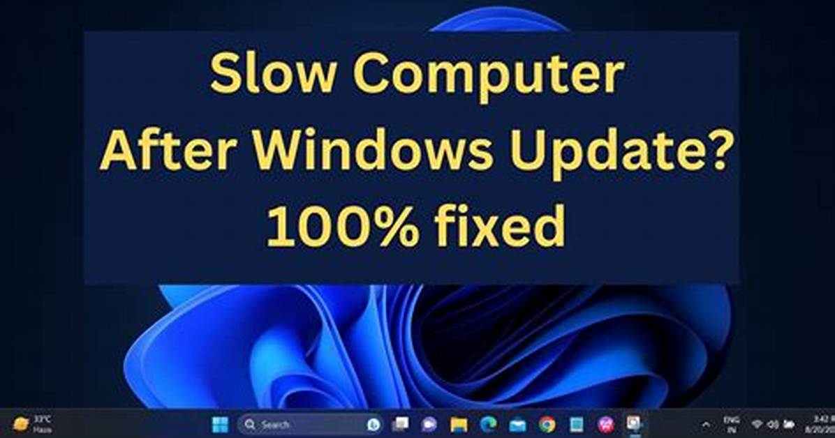 Does Updates Slow Computer?