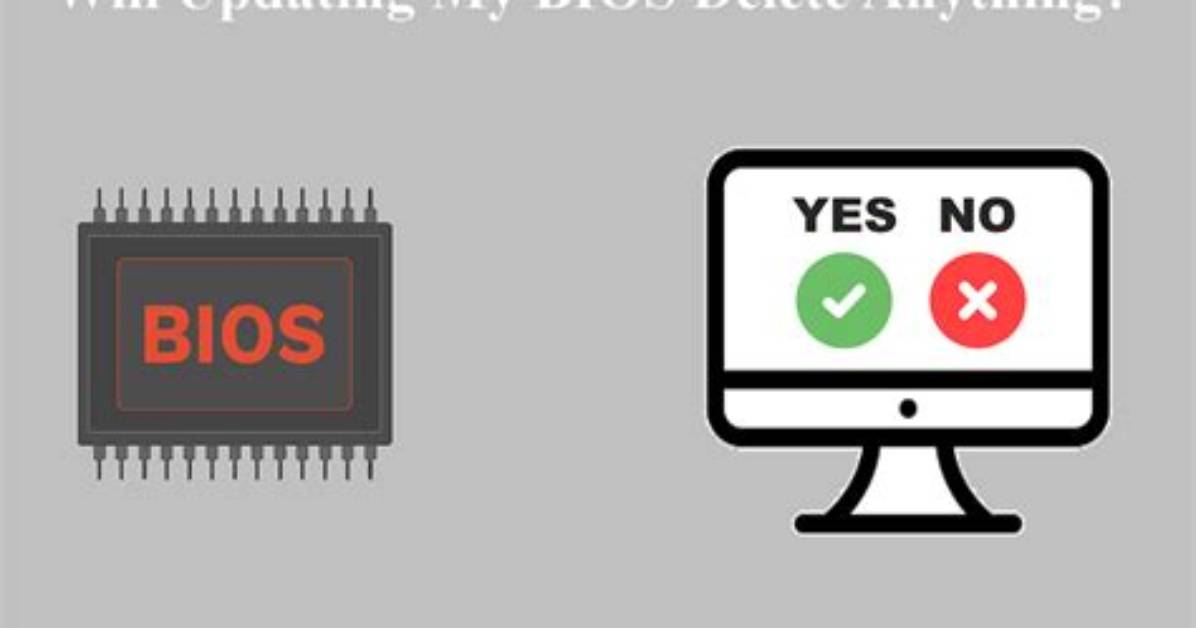Does Updating Bios Delete Data?