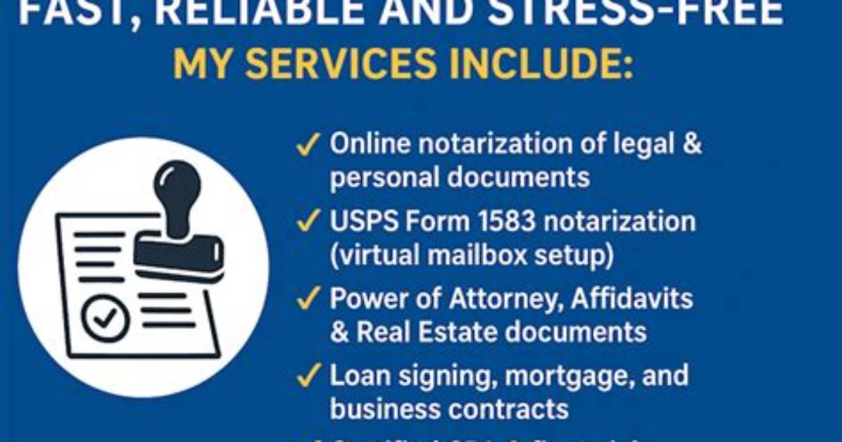 Does Usps Do Notarization?