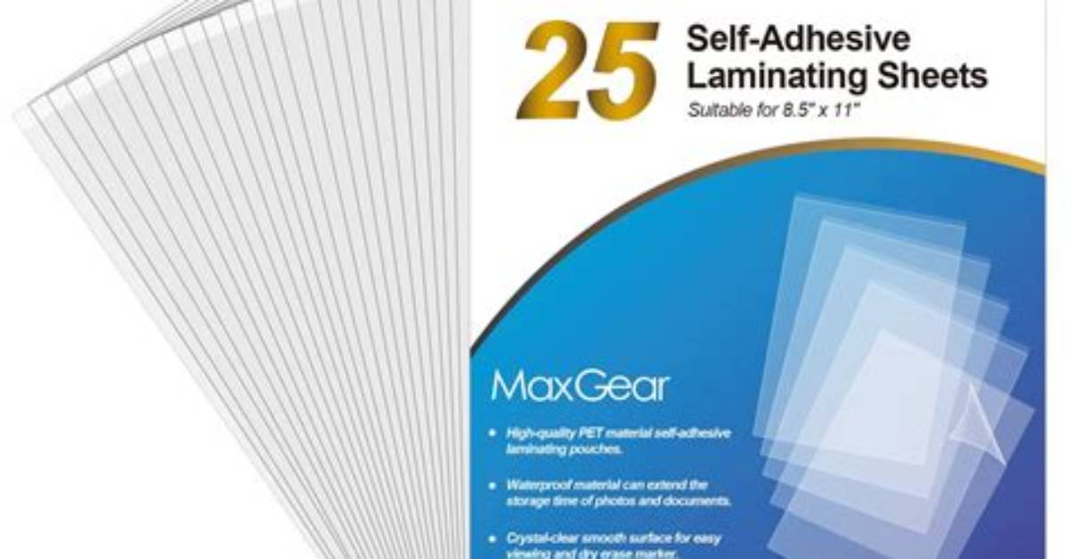 Does Walmart Have Laminating Sheets?