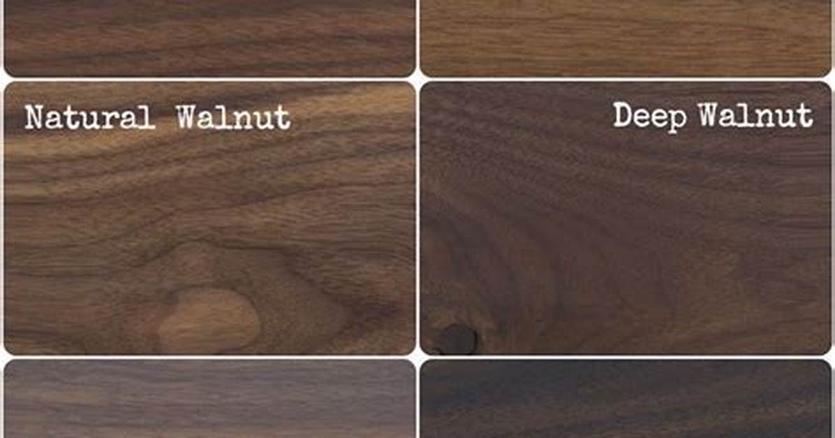 Does Walnut Stain Well?