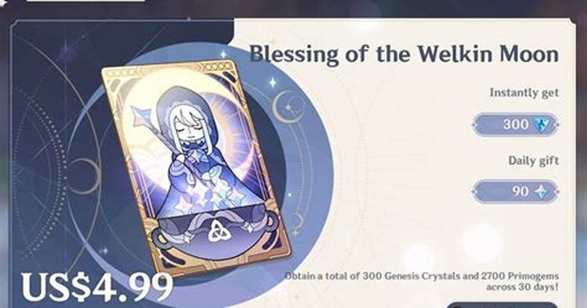 Does Welkin Moon Stack?