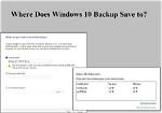 Does Windows 10 Backup Save Programs?