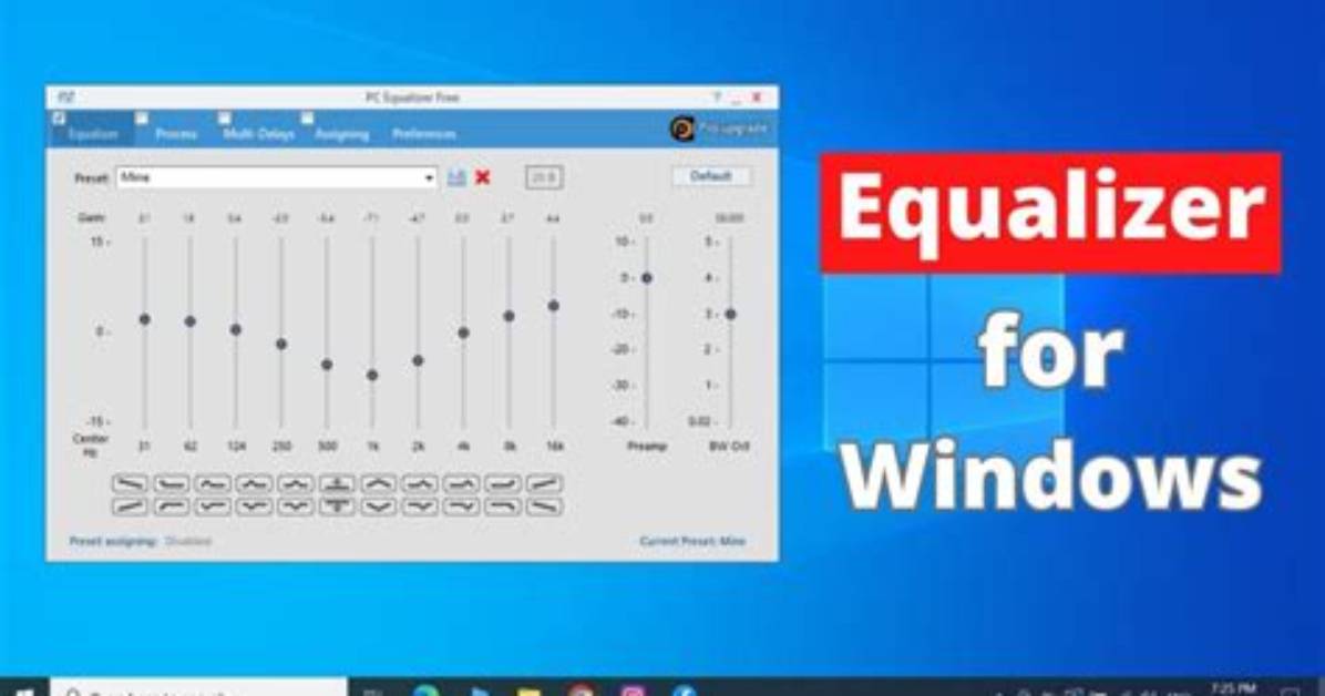 Does Windows 10 Have an Equalizer?