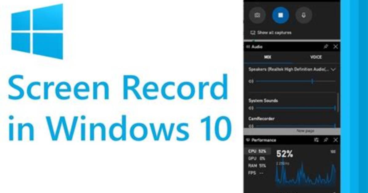 Does Windows 10 Record Screen Recording?