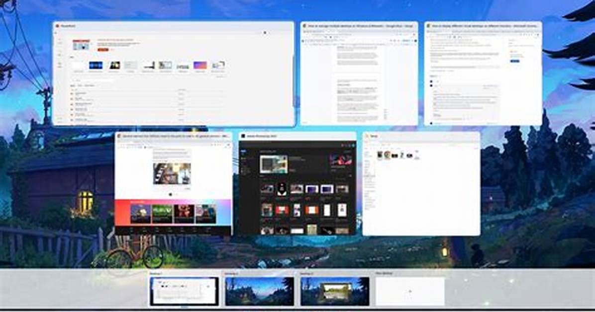 Does Windows 10 Slow Multiple Desktops?