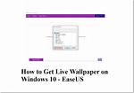Does Windows 10 Support Live Wallpaper?