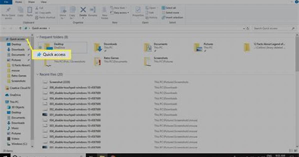 Does Windows 7 Have Quick Access?