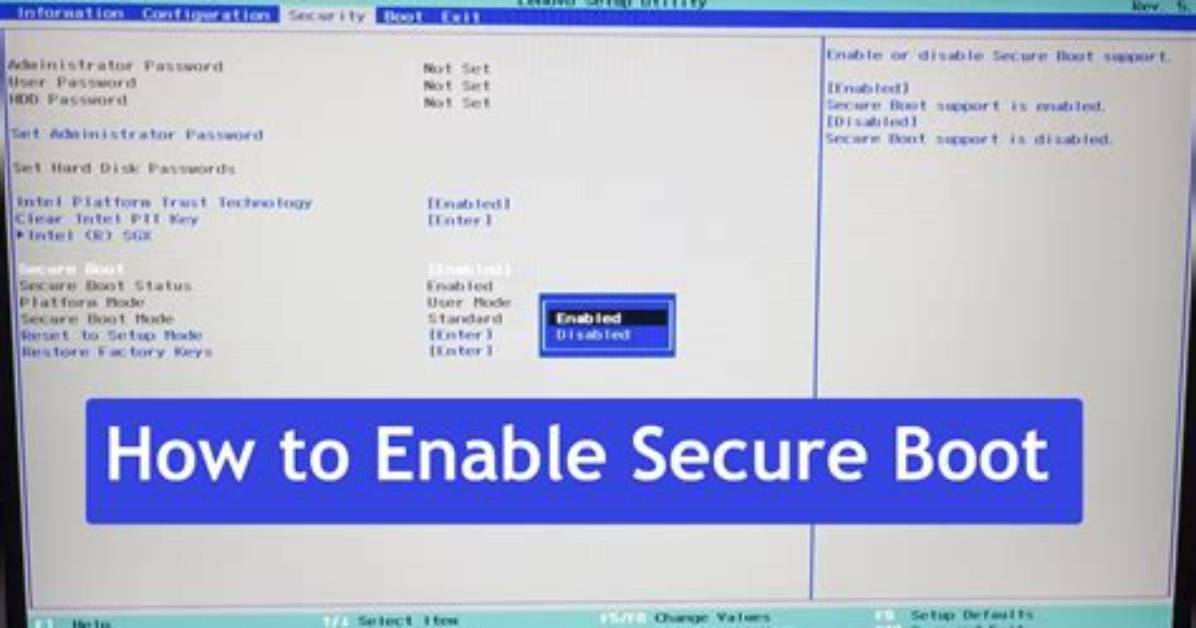 Does Windows 7 Have Secure Boot?