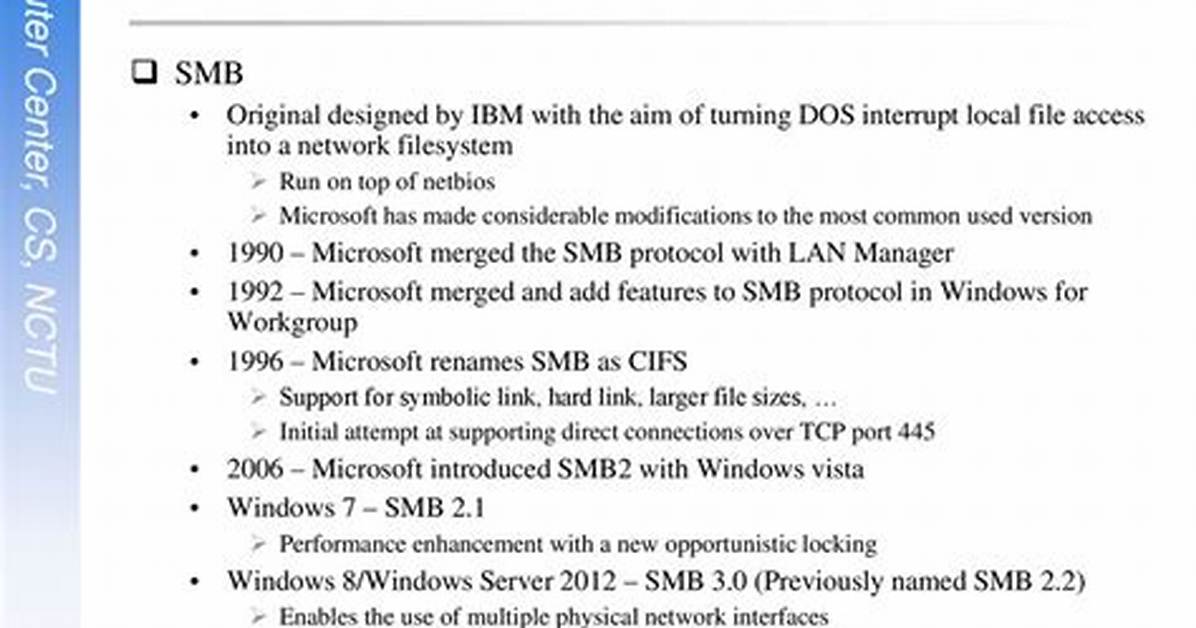 Does Windows 7 Support Smb2?