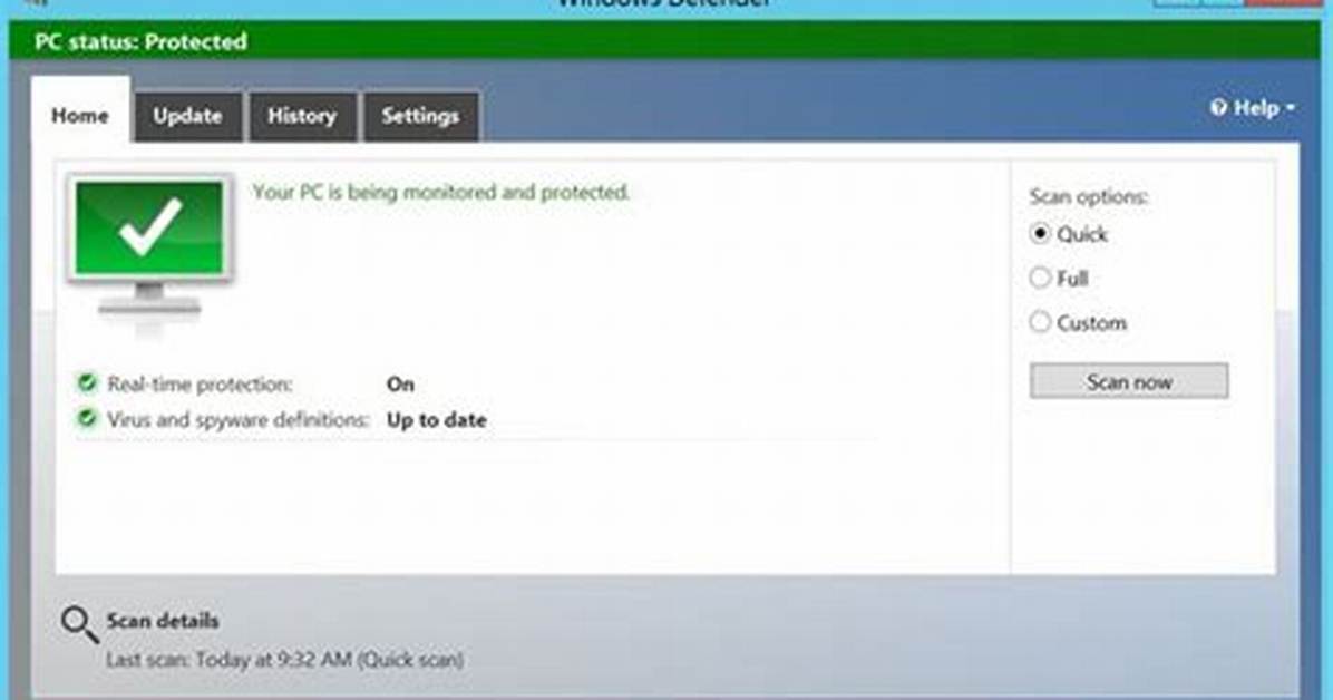 Does Windows Server 2012 Have Windows Defender?