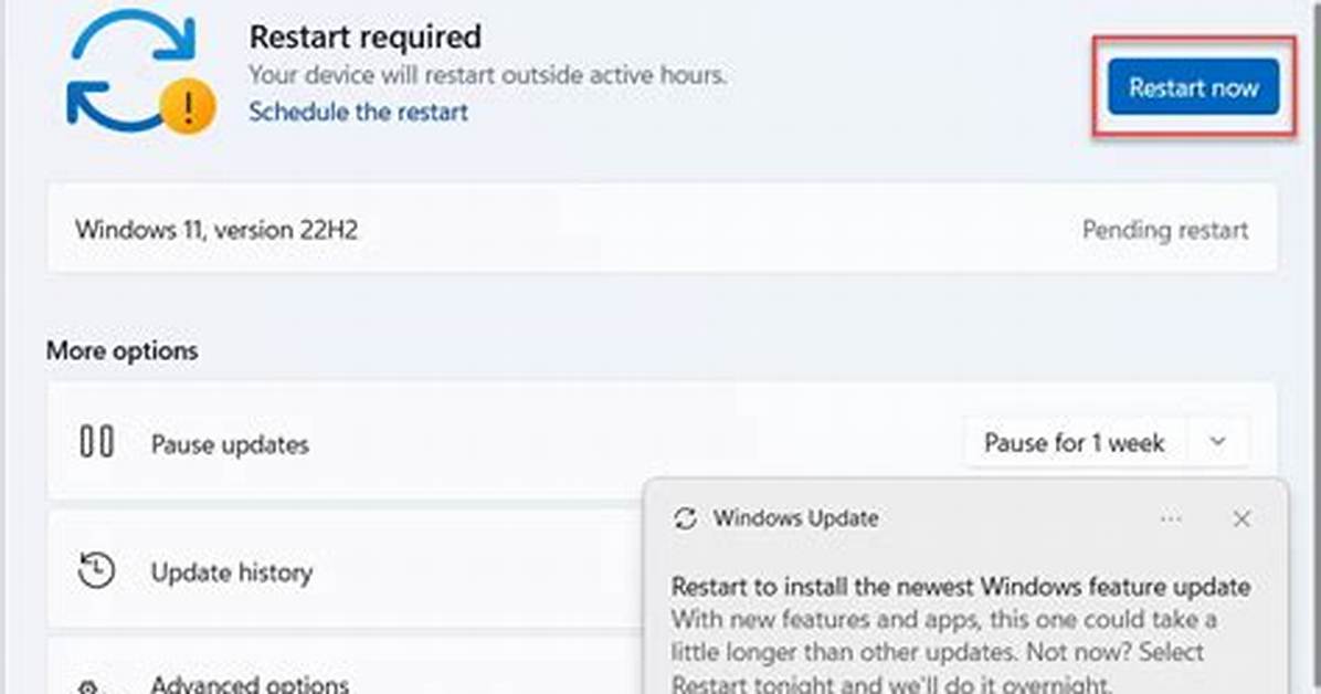 Does Windows Update Automatically Restart?