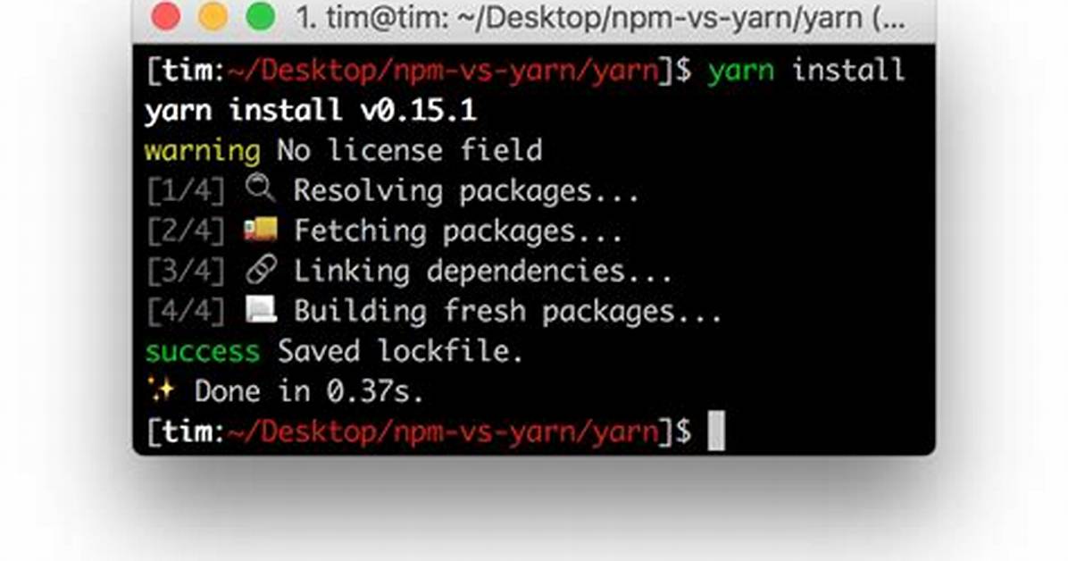Does Yarn Install Dev Dependencies