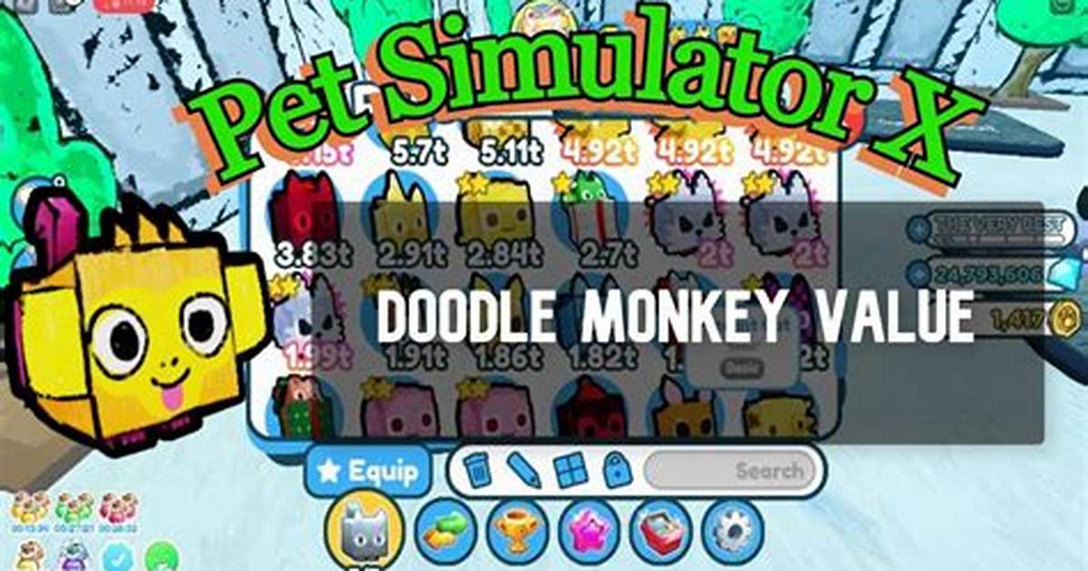 Doodle Monkey Value