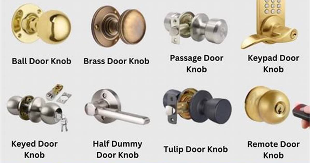 Door Knob Types