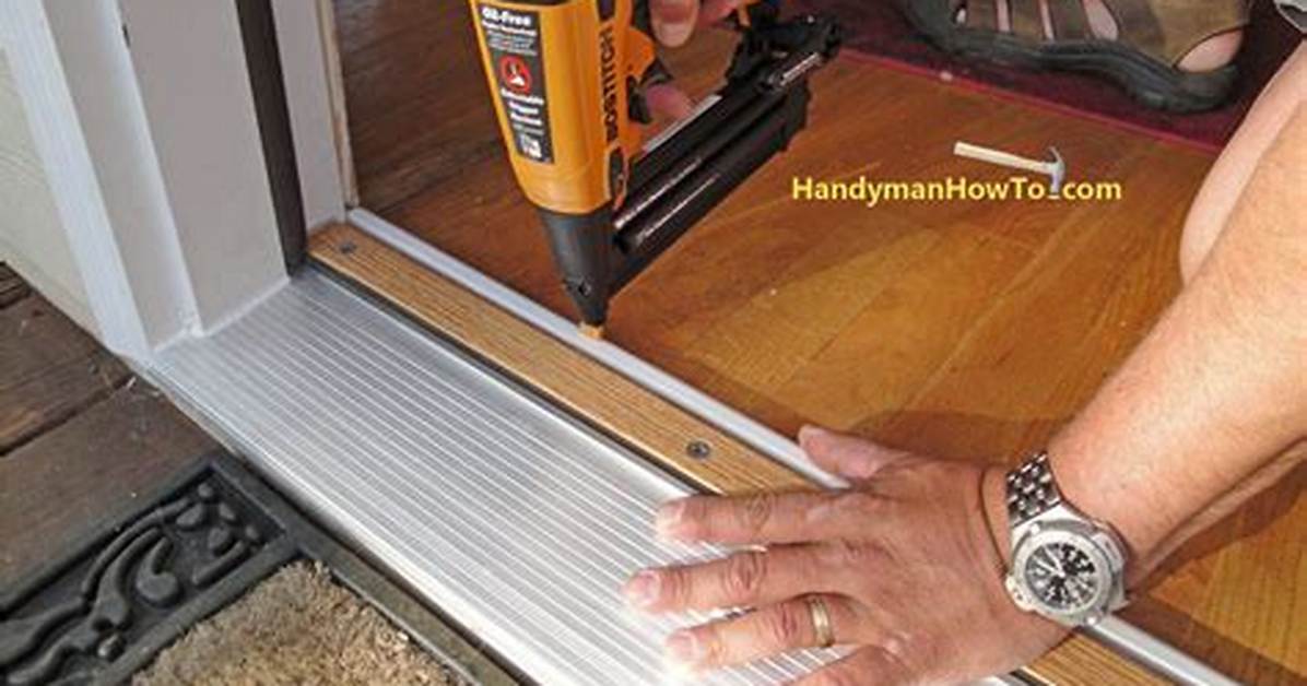 Door Threshold Replacement