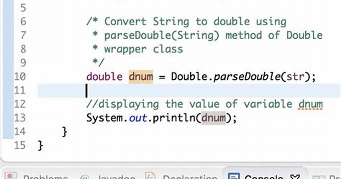 Double Java