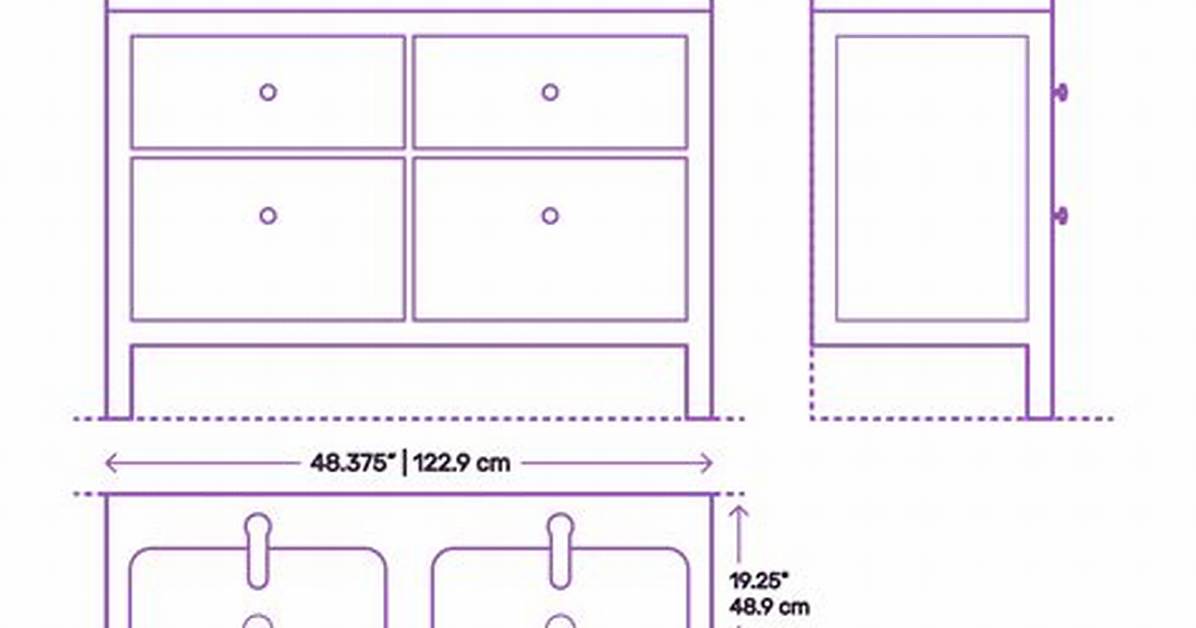 Double Vanity Dimensions