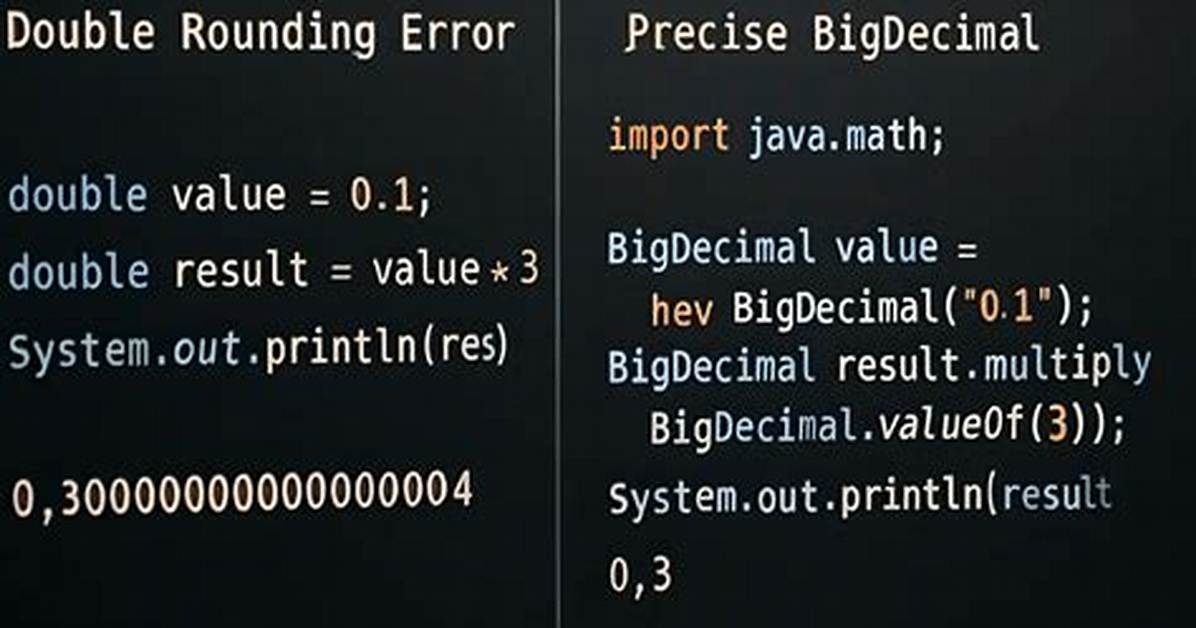 Double Vs. Bigdecimal?