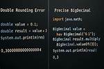 Double Vs. Bigdecimal?