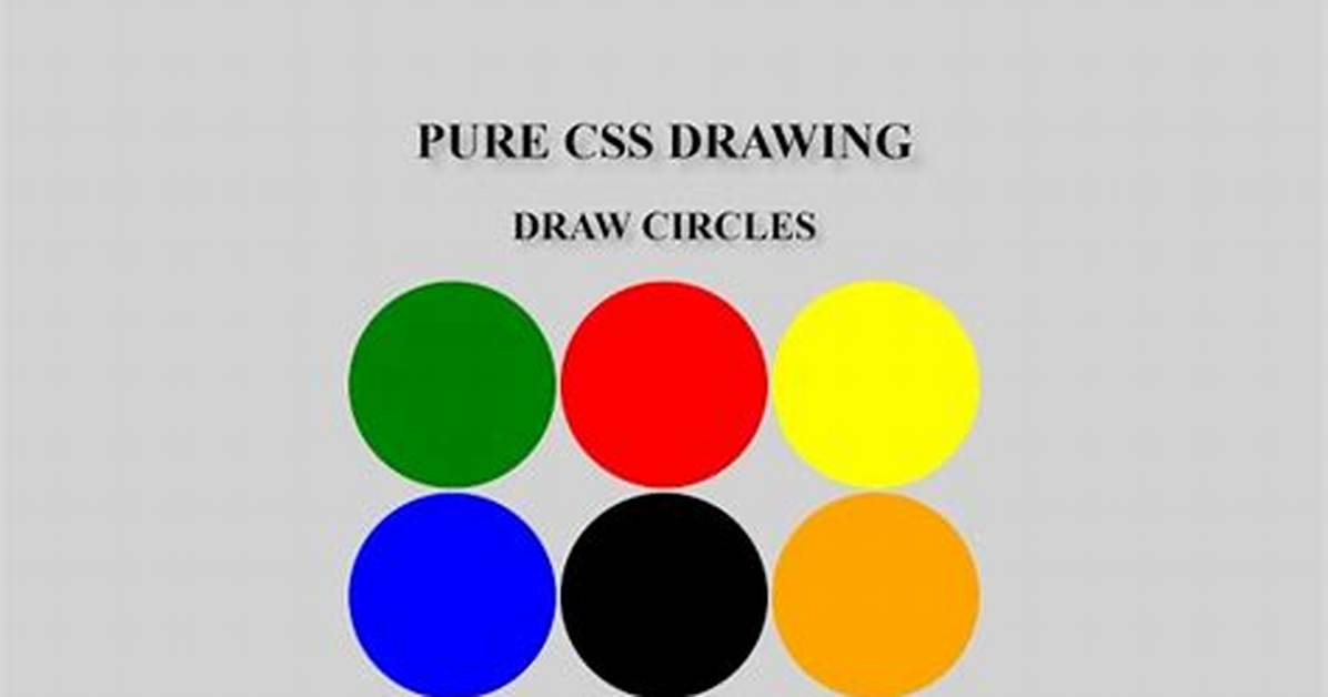 Draw Circle Using Css Alone [Duplicate]
