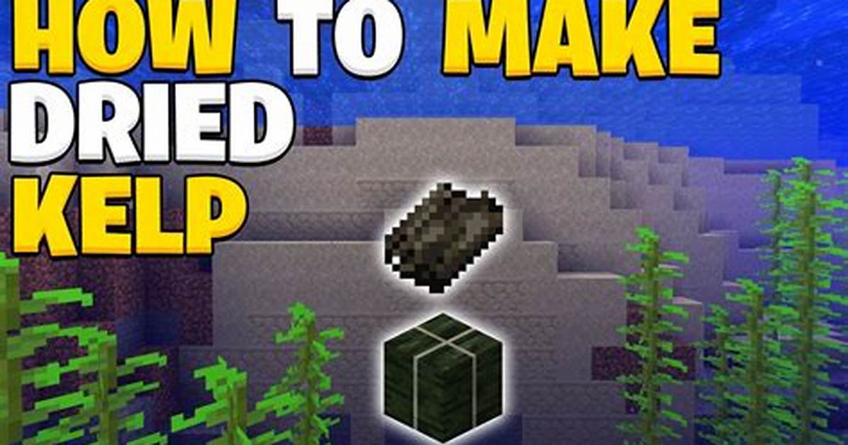 Dried Kelp Minecraft