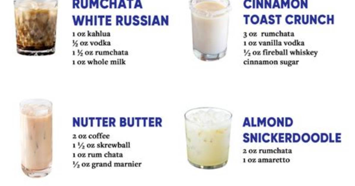 Drinks with Rumchata