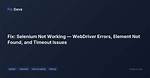 Driver. findElement(By. cssSelector(. .)) Selenium Not Working in Windows 10