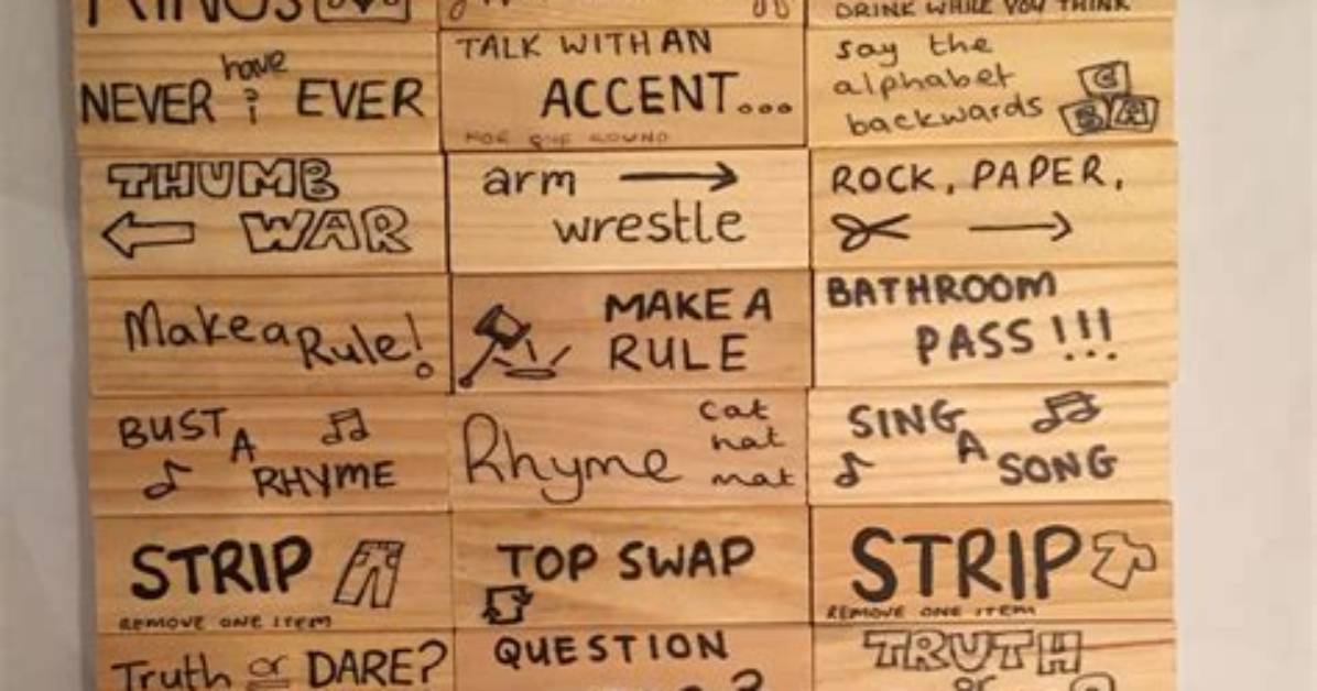 Drunk Jenga Blocks