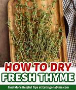 Dry Thyme