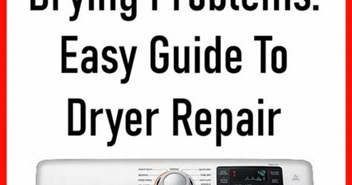 Dryer Not Drying