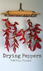 Drying Peppers