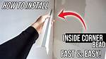 Drywall Inside Corner Bead