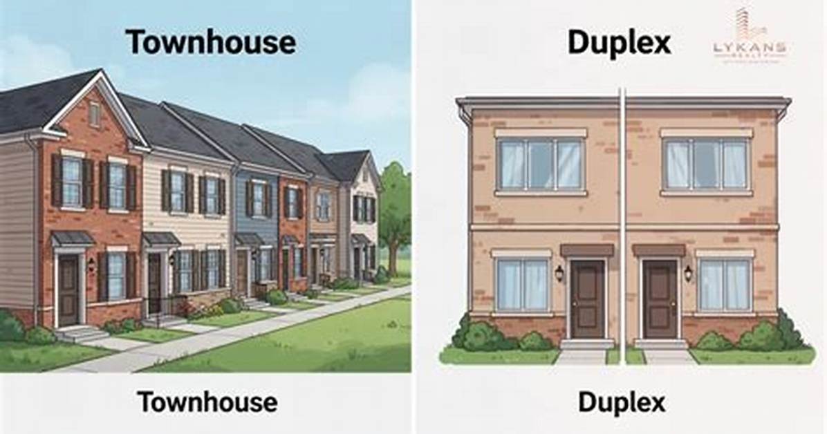 Duplex vs Townhouse