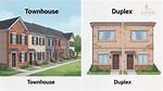 Duplex vs Townhouse