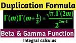 Duplication Formula for Gamma Function